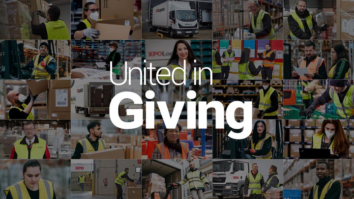 Pictures of XPO employees in a collage