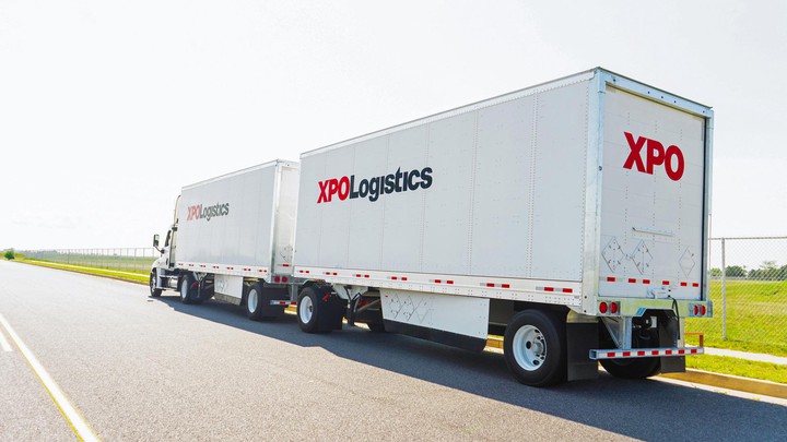 Logistics Segment Spin-Off XPO LTL double-truck on road