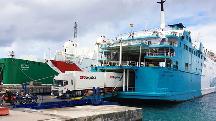 XPO utilizes various routes to transport goods between the Iberian Peninsula and Morocco
