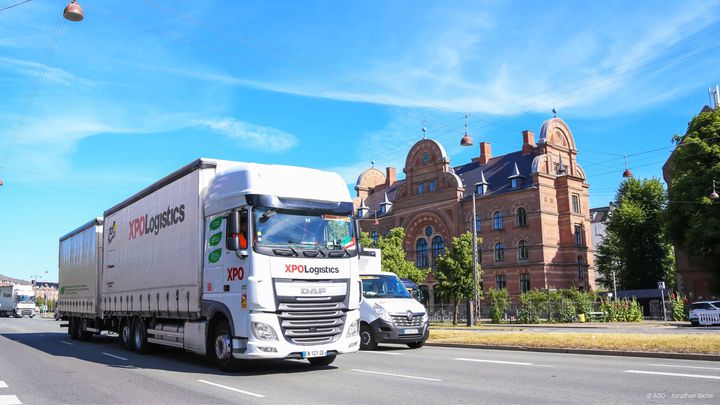 XPO HVO Truck with trailer XPO HVO Truck with trailer