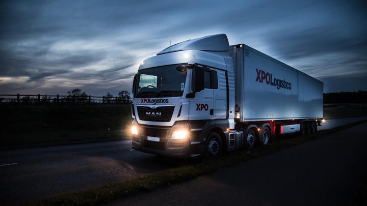 Wavin and XPO XPO truck in the UK