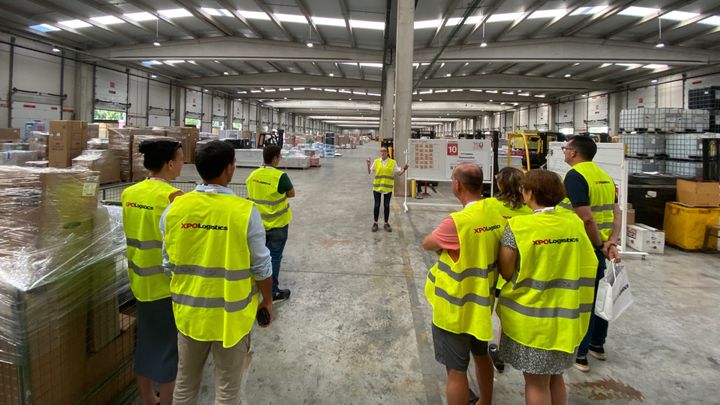 XPO open doors Visitors attend an XPO job forum